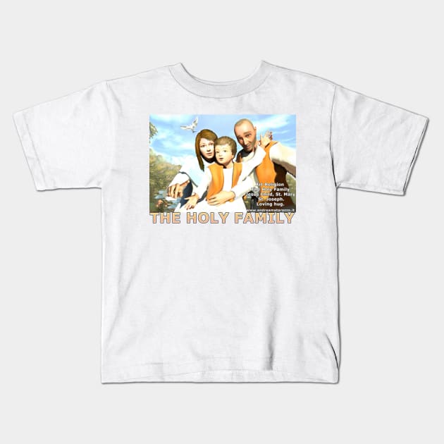 The Holy Family Kids T-Shirt by Andrea Matarazzo